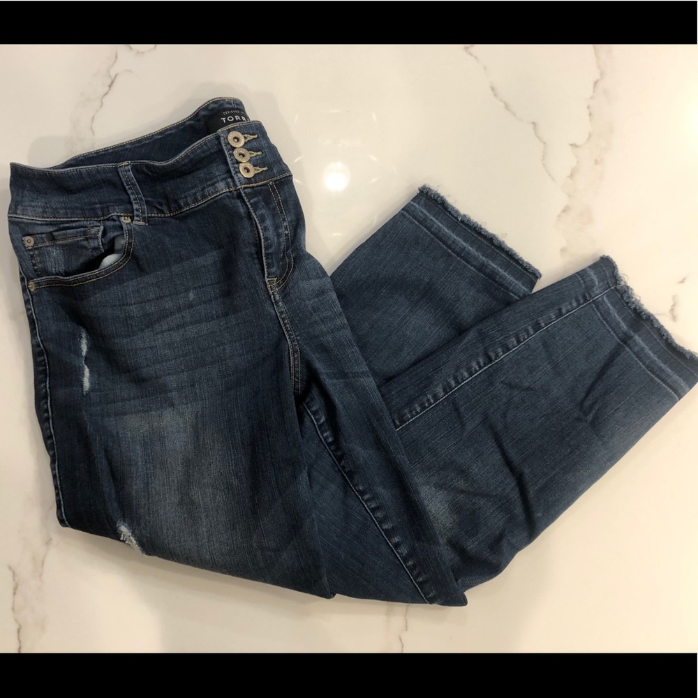 Torrid Cropped Skinny Jeans Jeggings